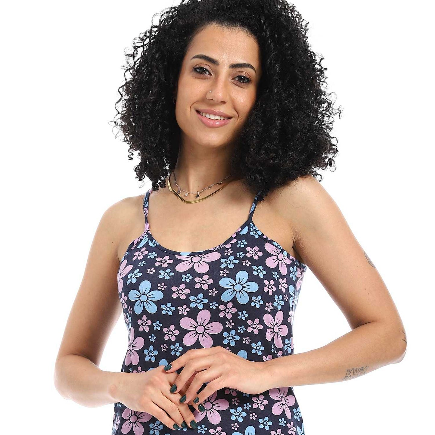 Women's Printed Sleeping Dress