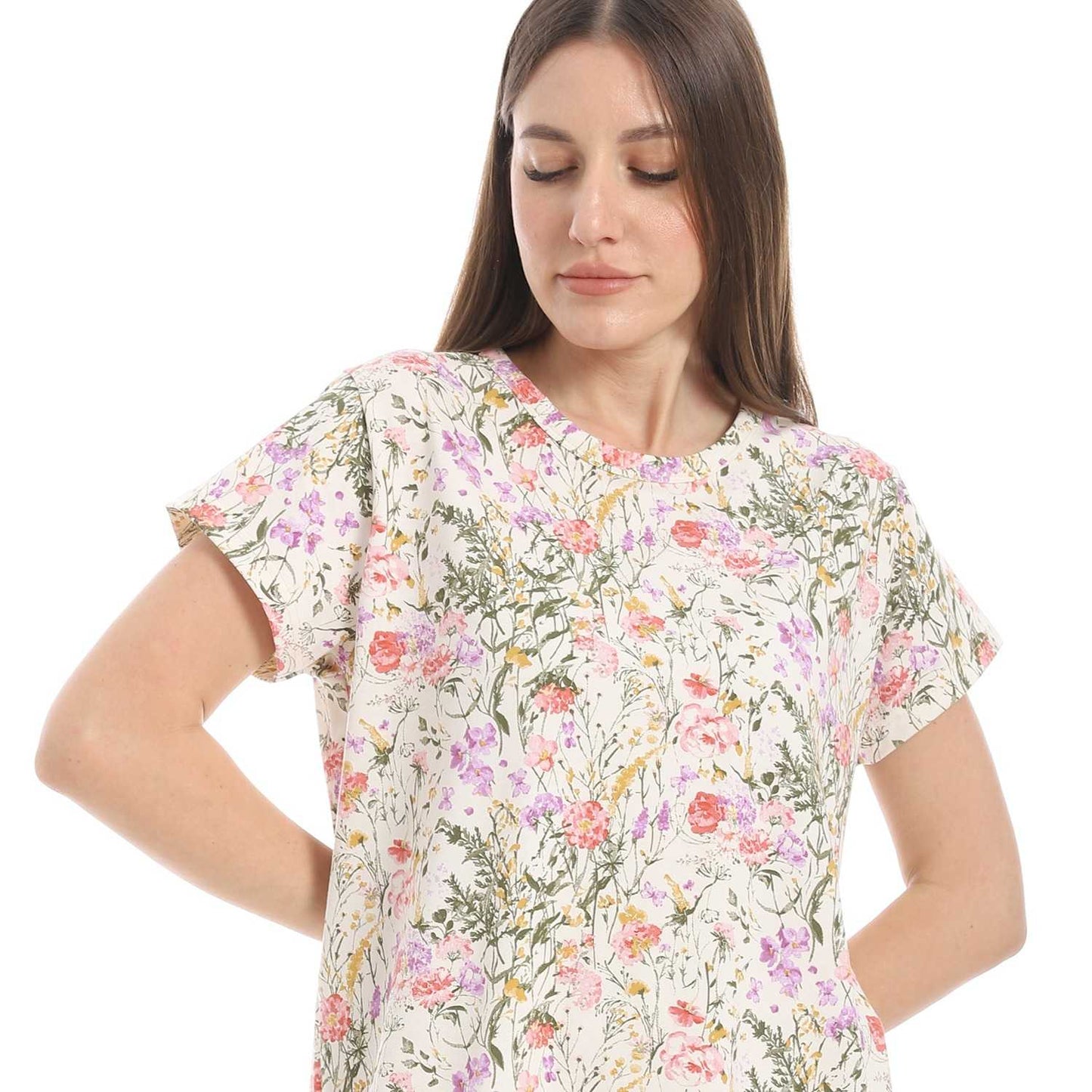 Women's Printed Sleeping Dress