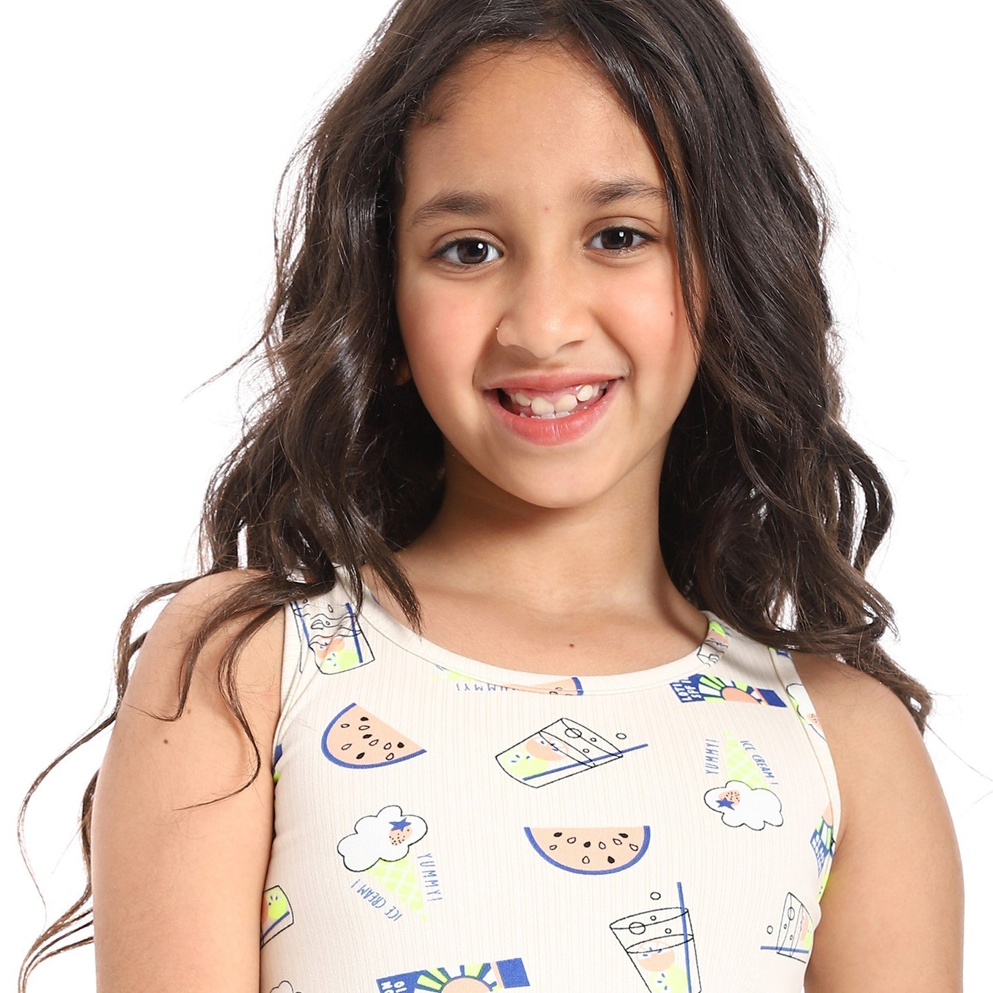 Girls Cotton Printed Dress