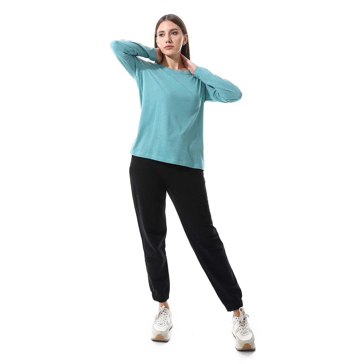 Women's Cotton Long Sleeve Basic T-Shirt