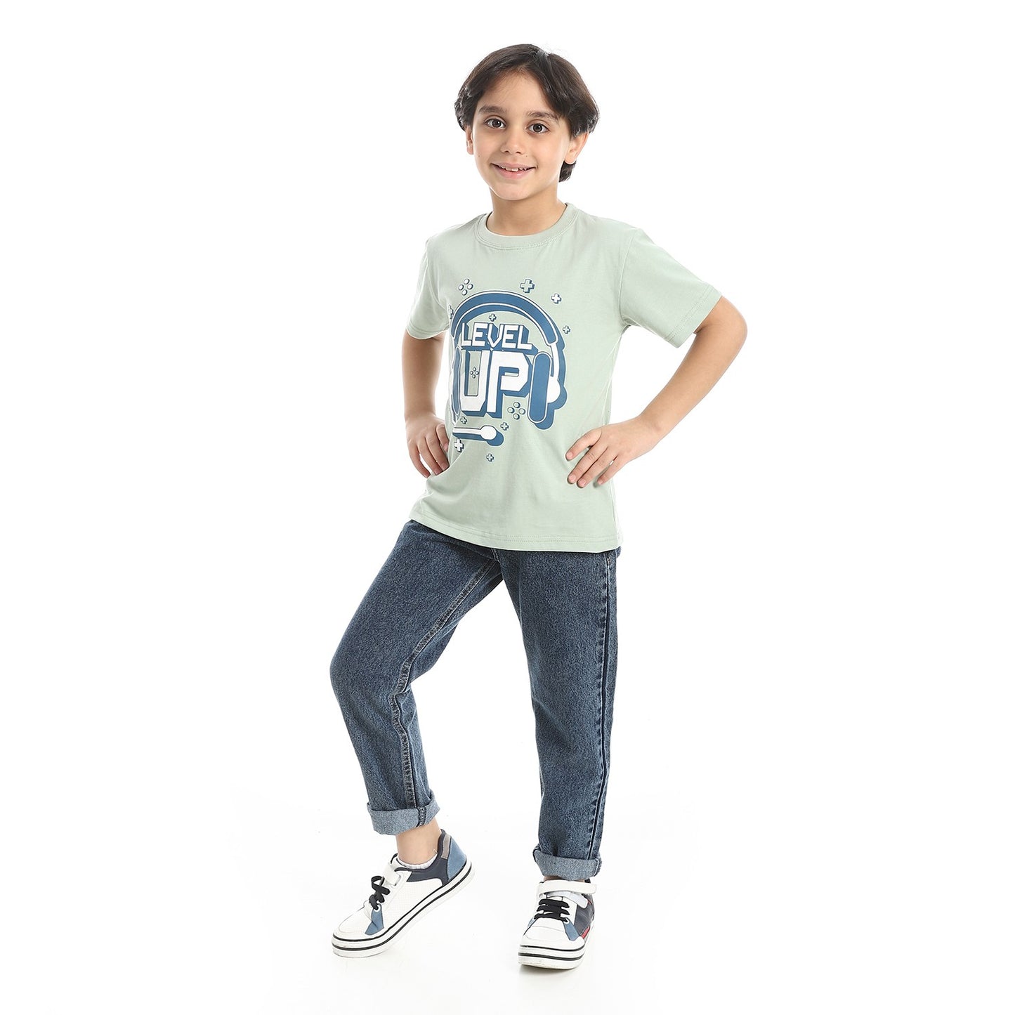 Boys Cotton Printed T-Shirt