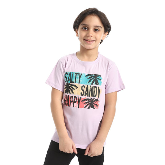 Boys Cotton Printed T-Shirt