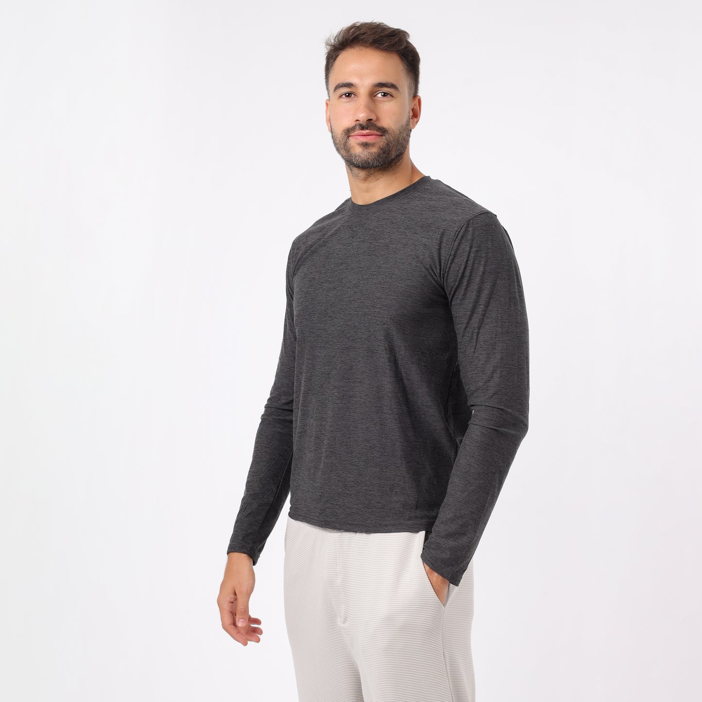 Men's Long-Sleeves Fitness T-Shirt