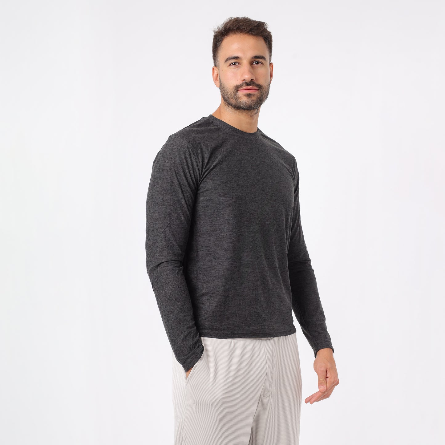 Men's Long-Sleeves Fitness T-Shirt