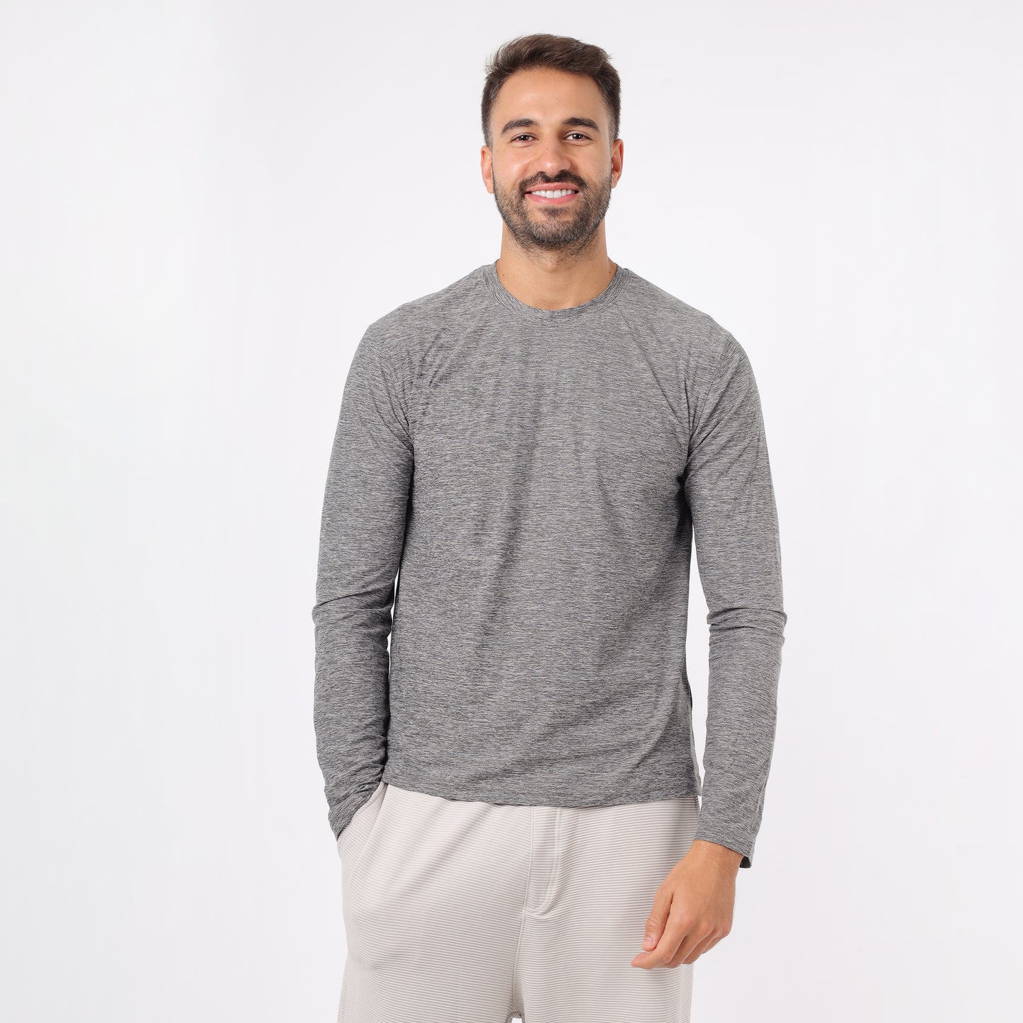 Men's Long-Sleeves Fitness T-Shirt