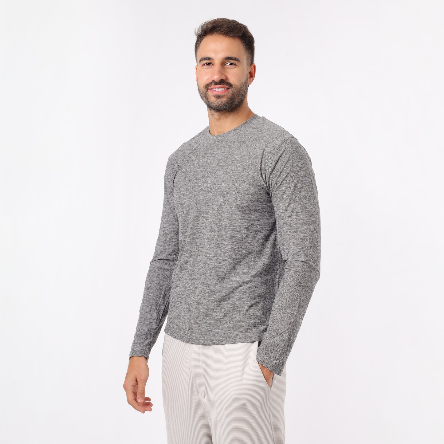 Men's Long-Sleeves Fitness T-Shirt