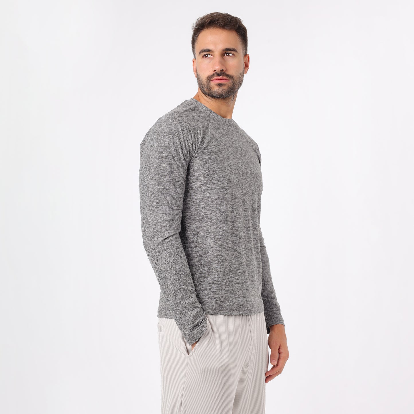 Men's Long-Sleeves Fitness T-Shirt