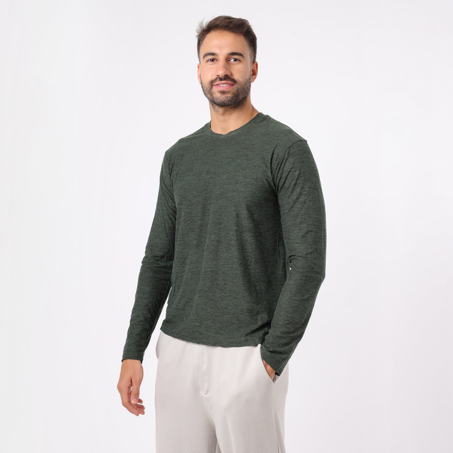 Men's Long-Sleeves Fitness T-Shirt