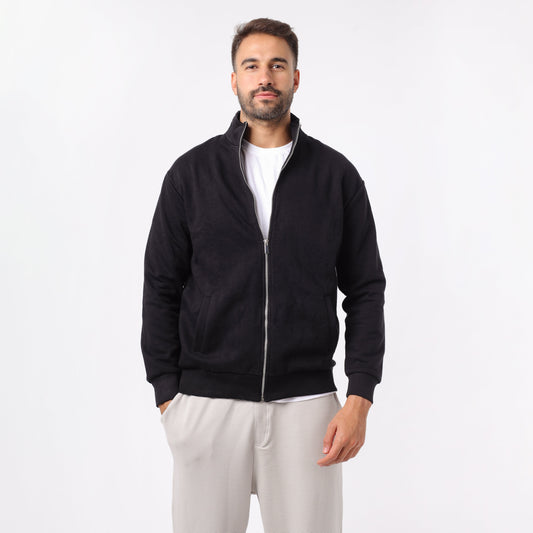 Men's Zip-up Cotton Sweatshirt