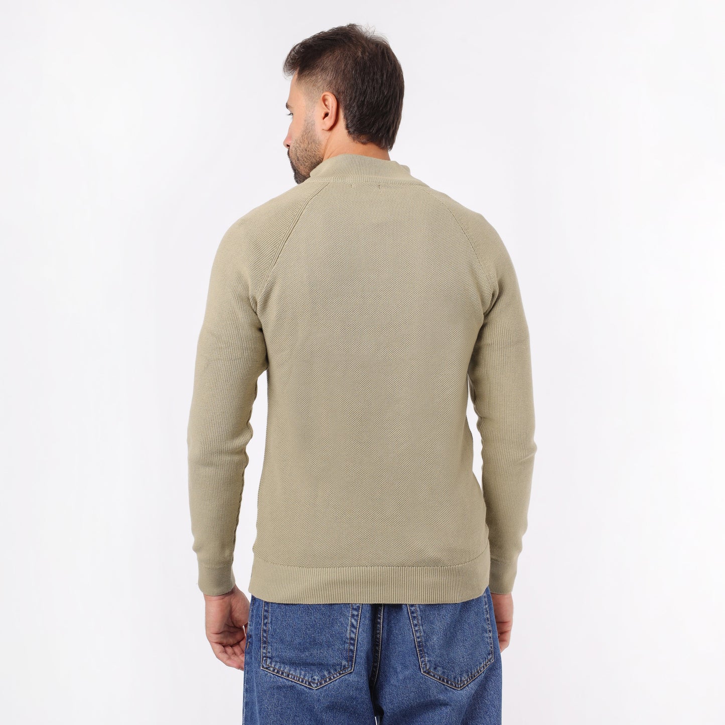 Men's Half Zip Knit Sweater