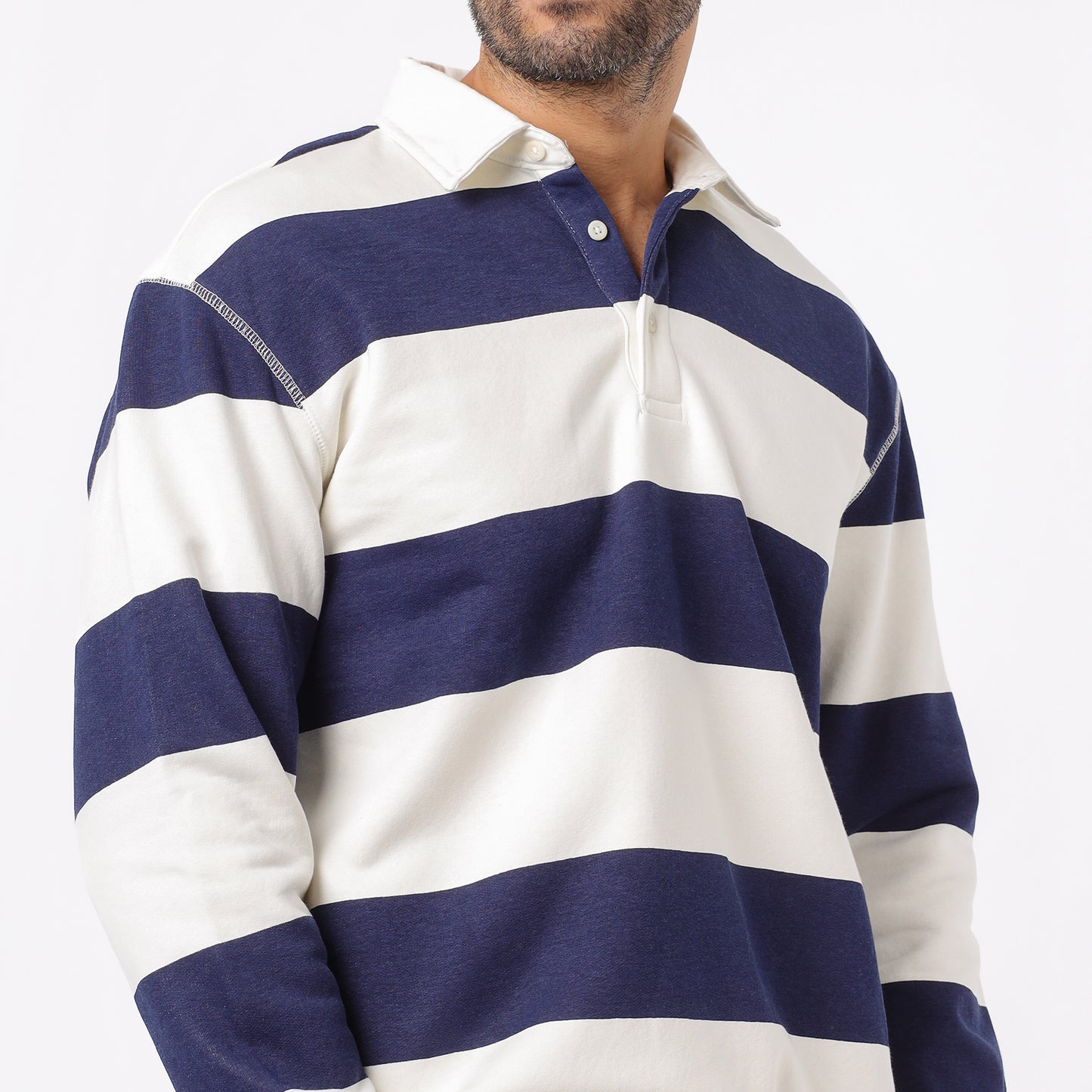 Men’s Thick Polo Neck Sweatshirt