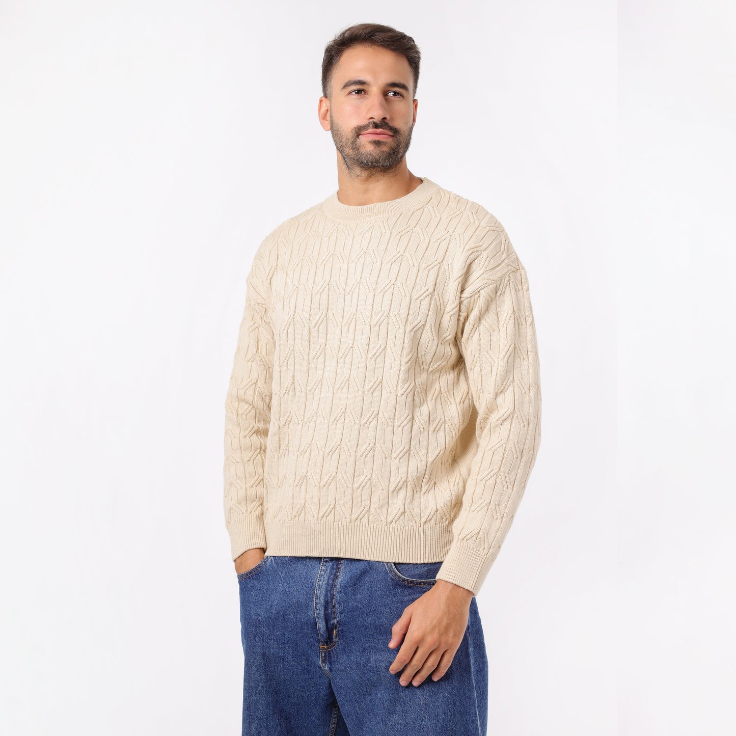 Men's Crew Neck Knit Sweater