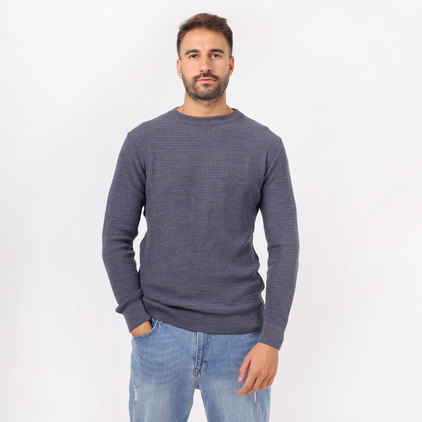 Men's Crew Neck Knit Sweater