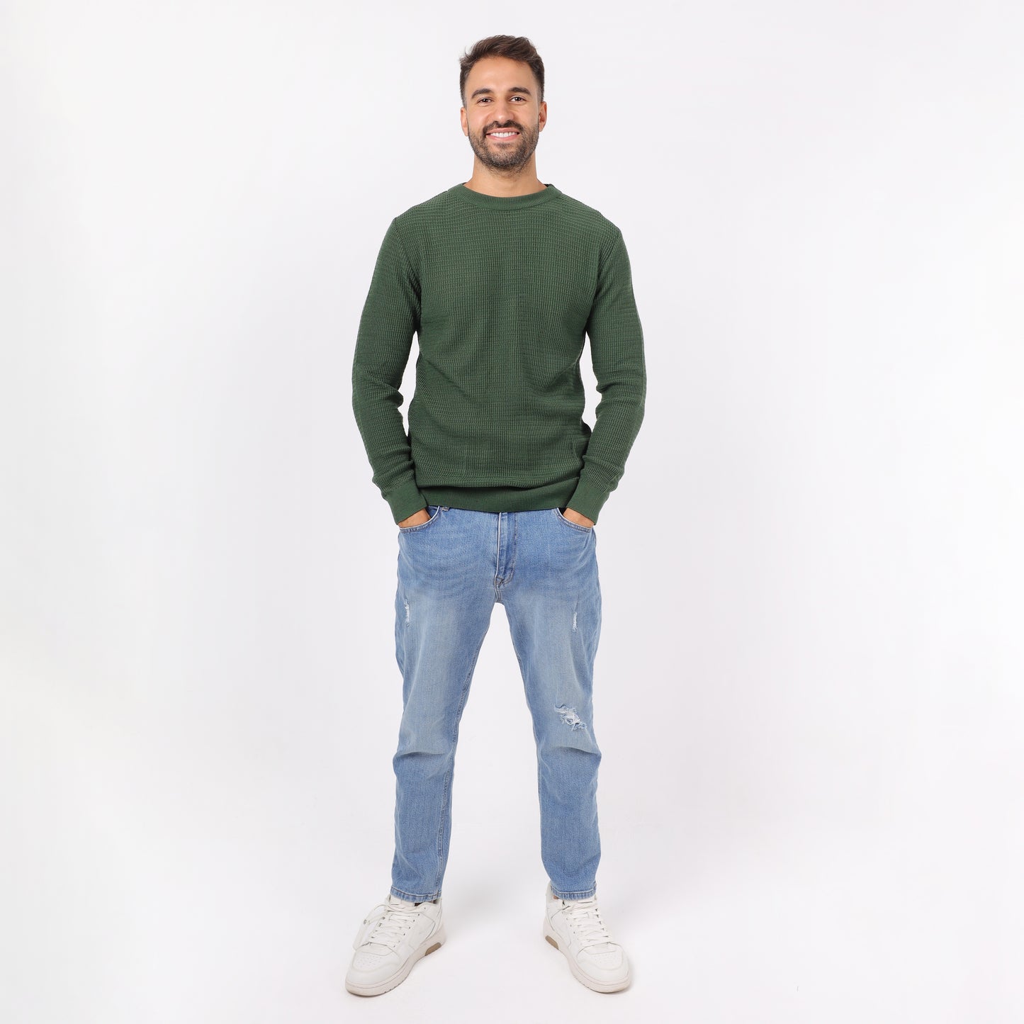 Men's Crew Neck Knit Sweater