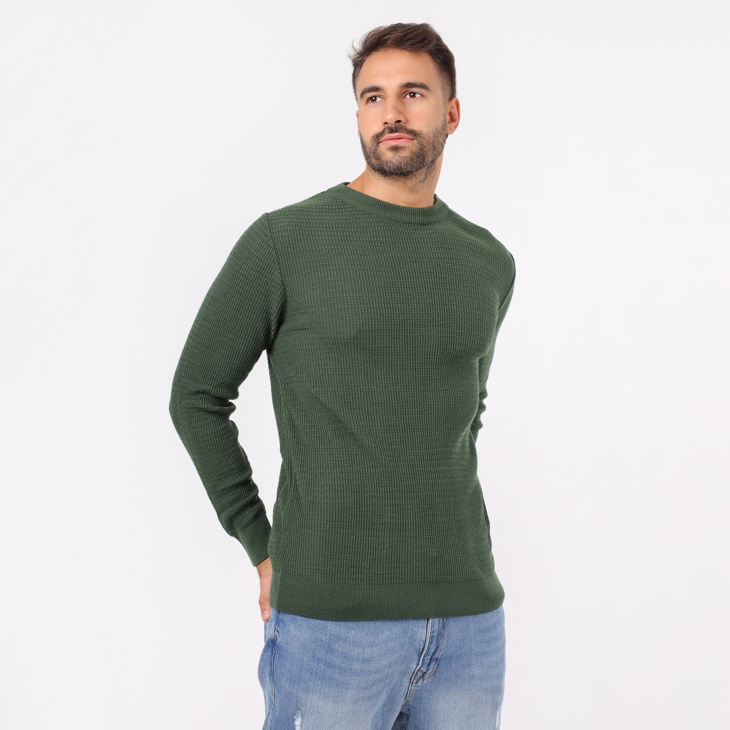 Men's Crew Neck Knit Sweater