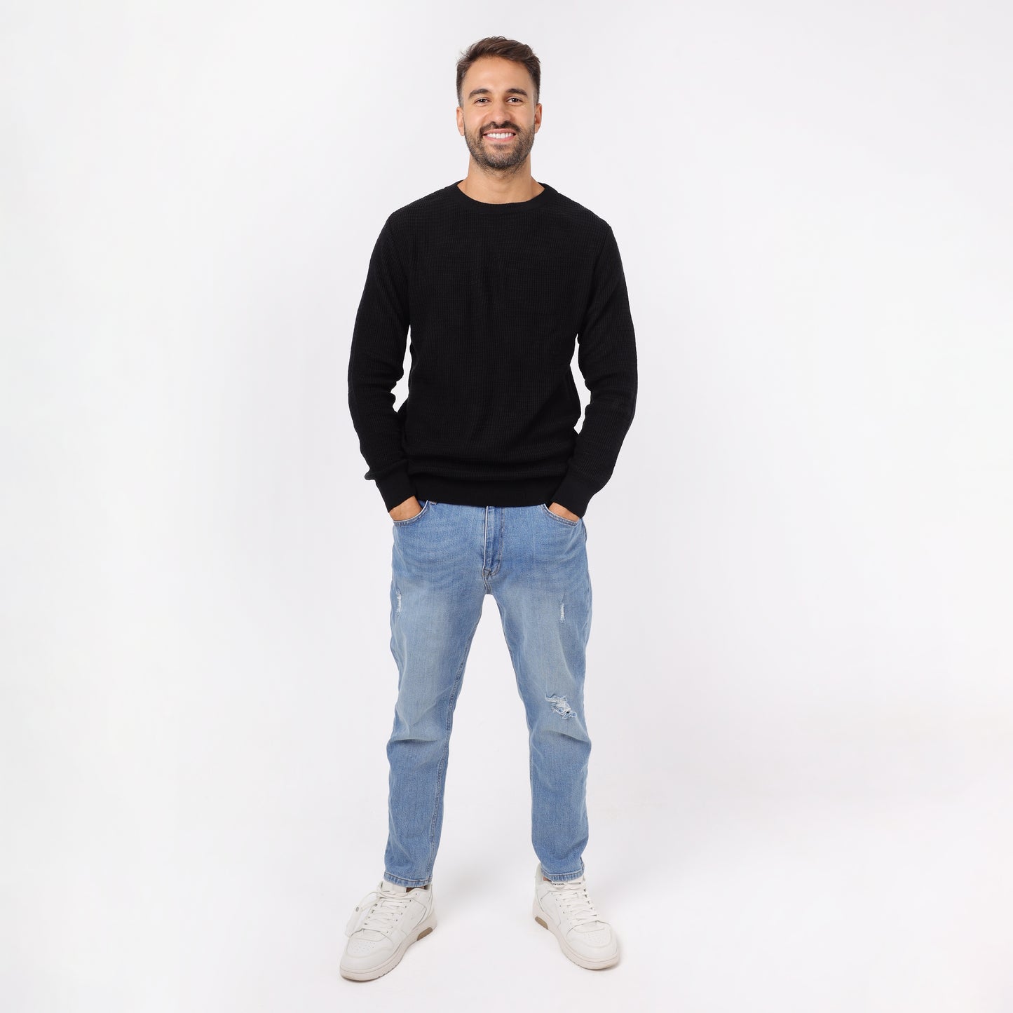 Men's Crew Neck Knit Sweater