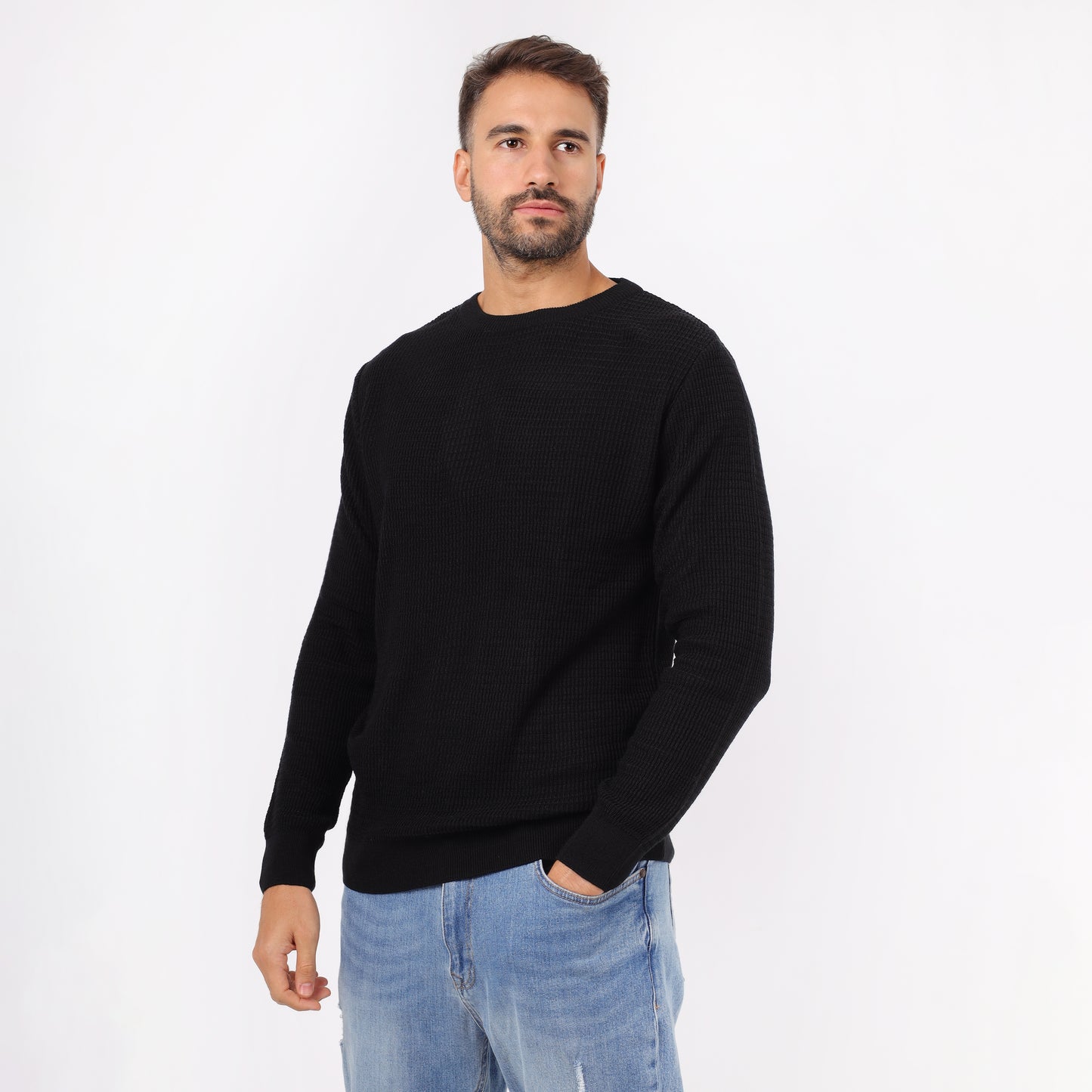 Men's Crew Neck Knit Sweater