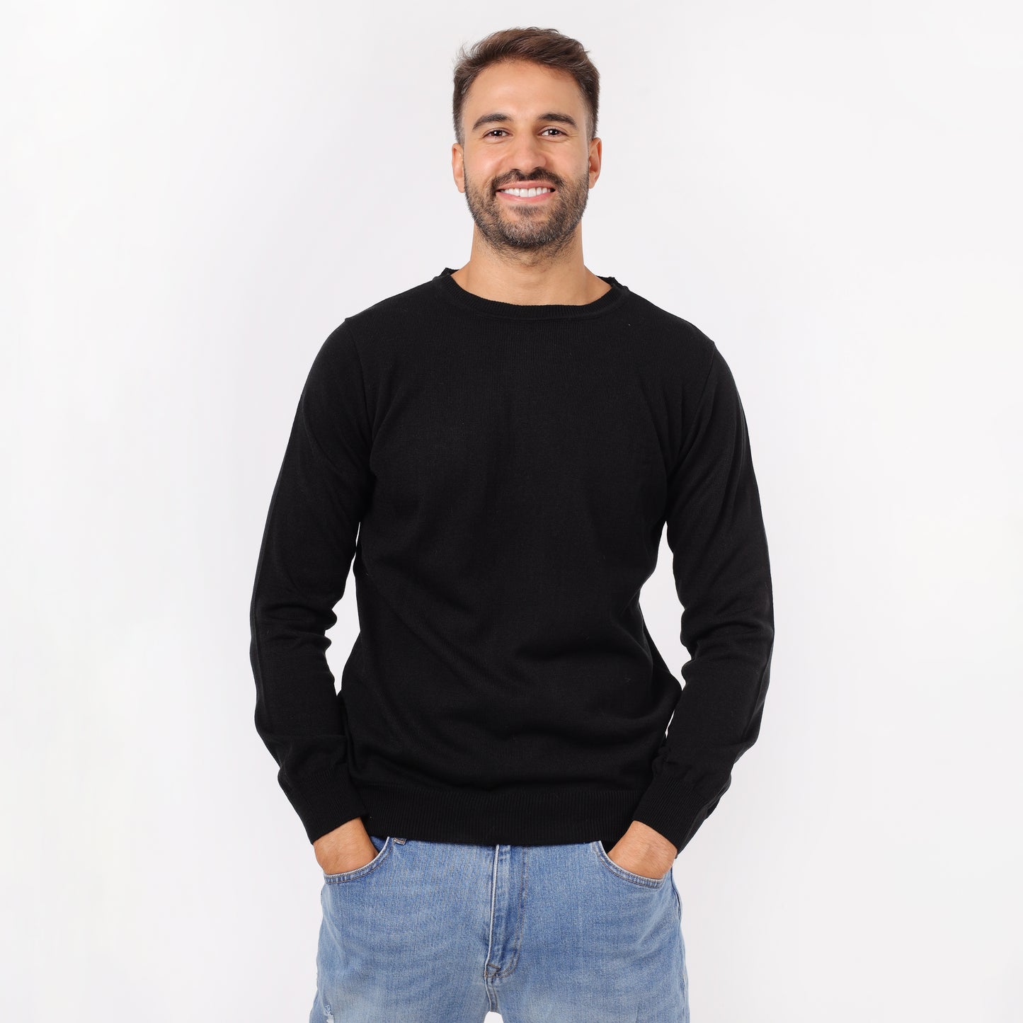 Men's Crew Neck Knit Sweater