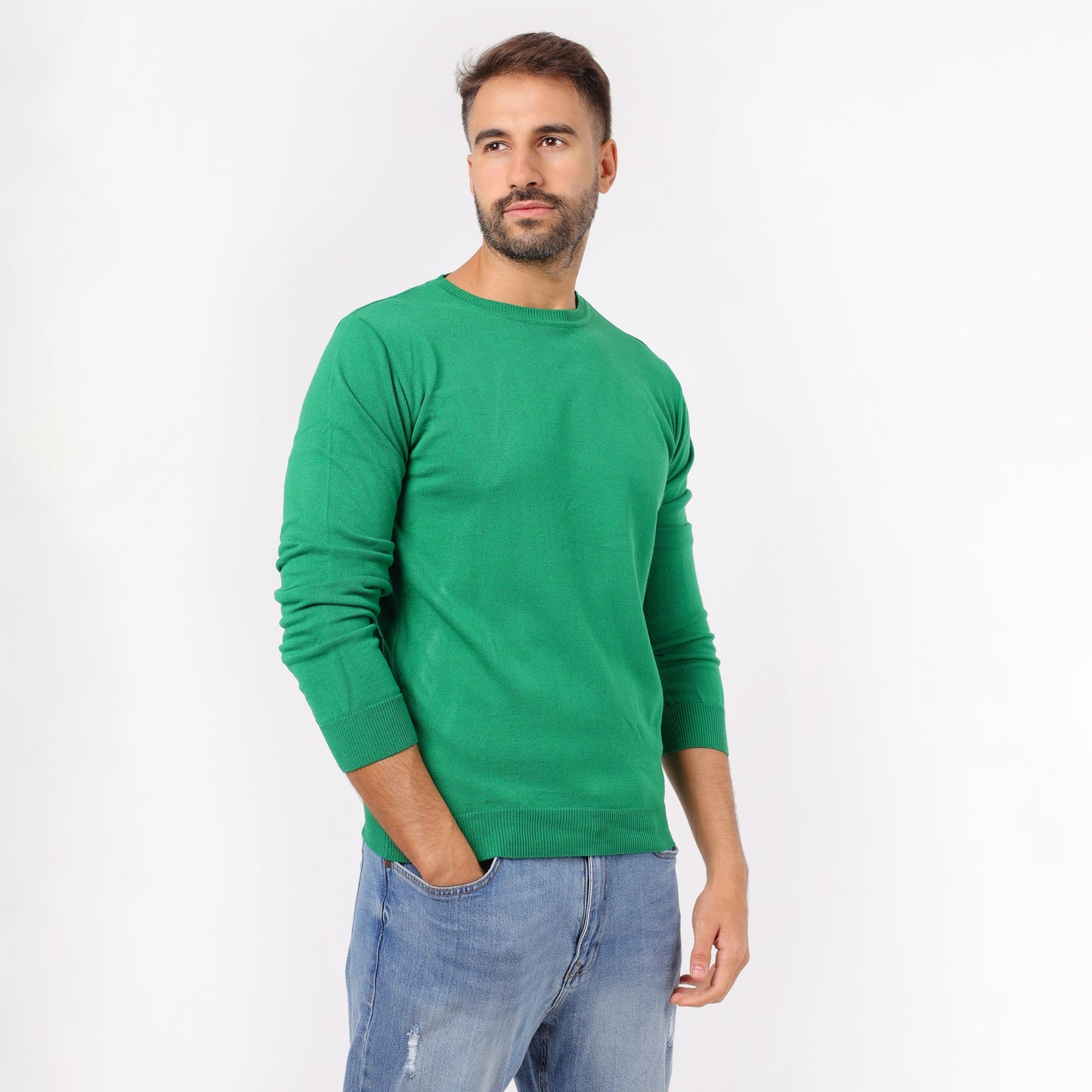 Men's Crew Neck Knit Sweater
