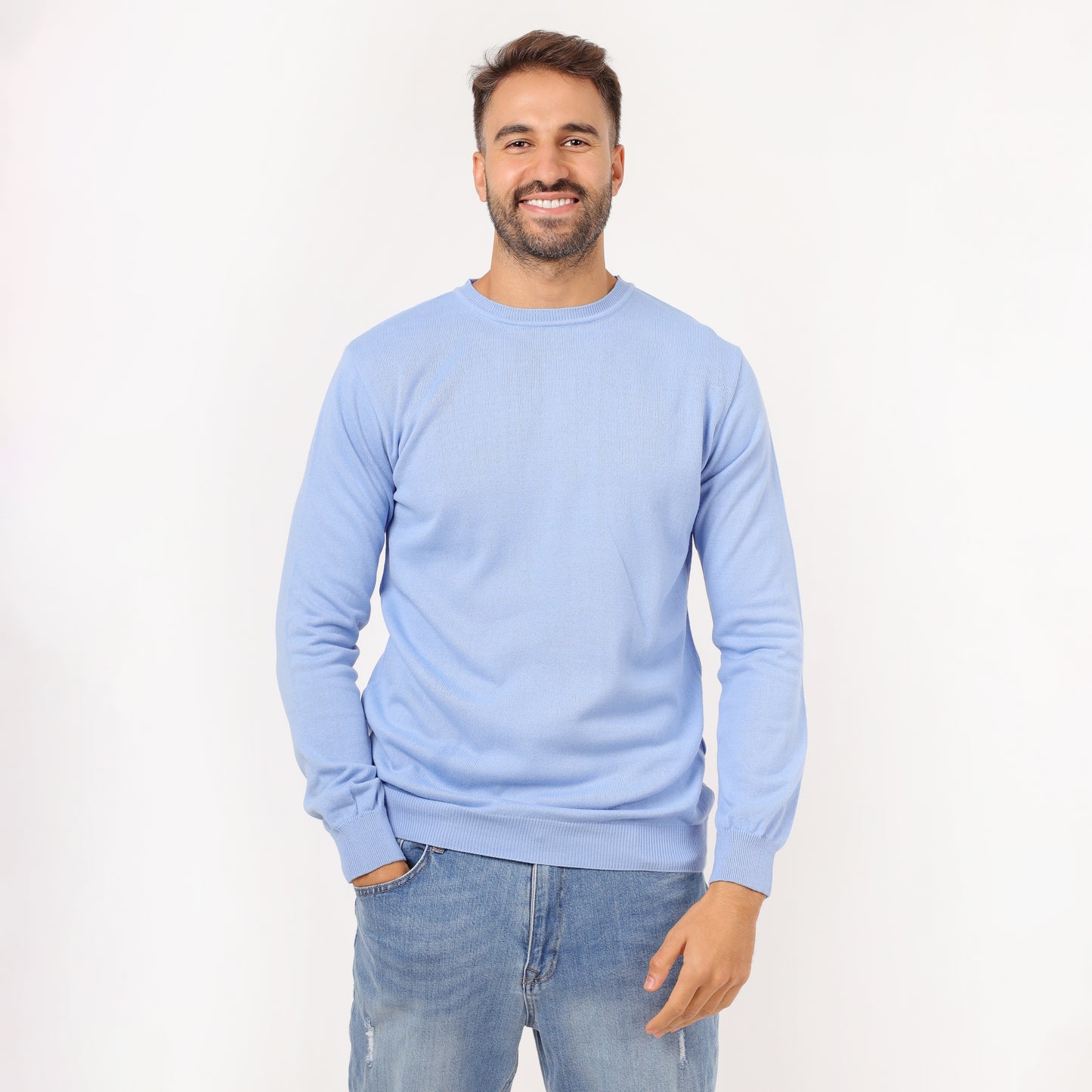 Men's Crew Neck Knit Sweater
