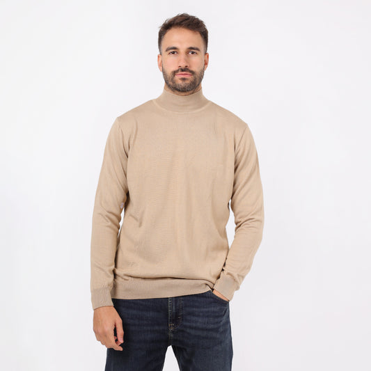 Men's Turtleneck Knit Sweater