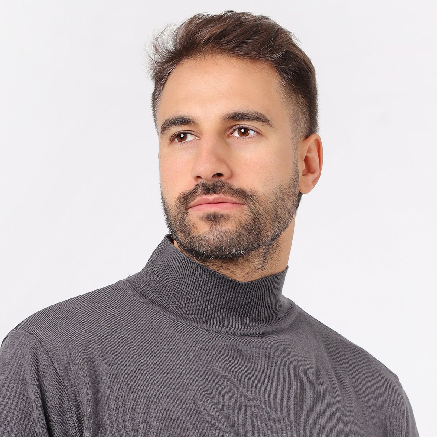 Men's Turtleneck Knit Sweater