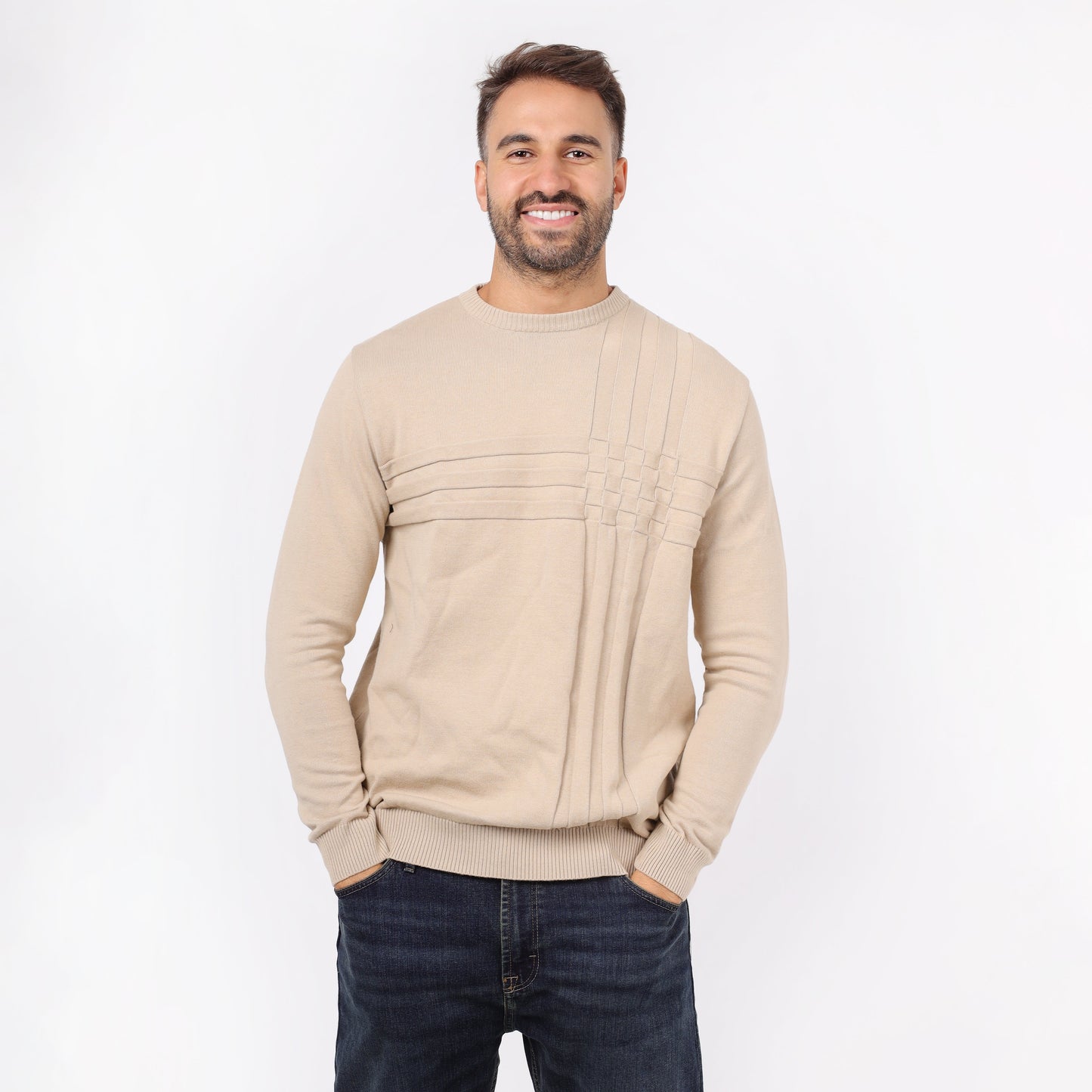 Men's Crew Neck Knit Sweater