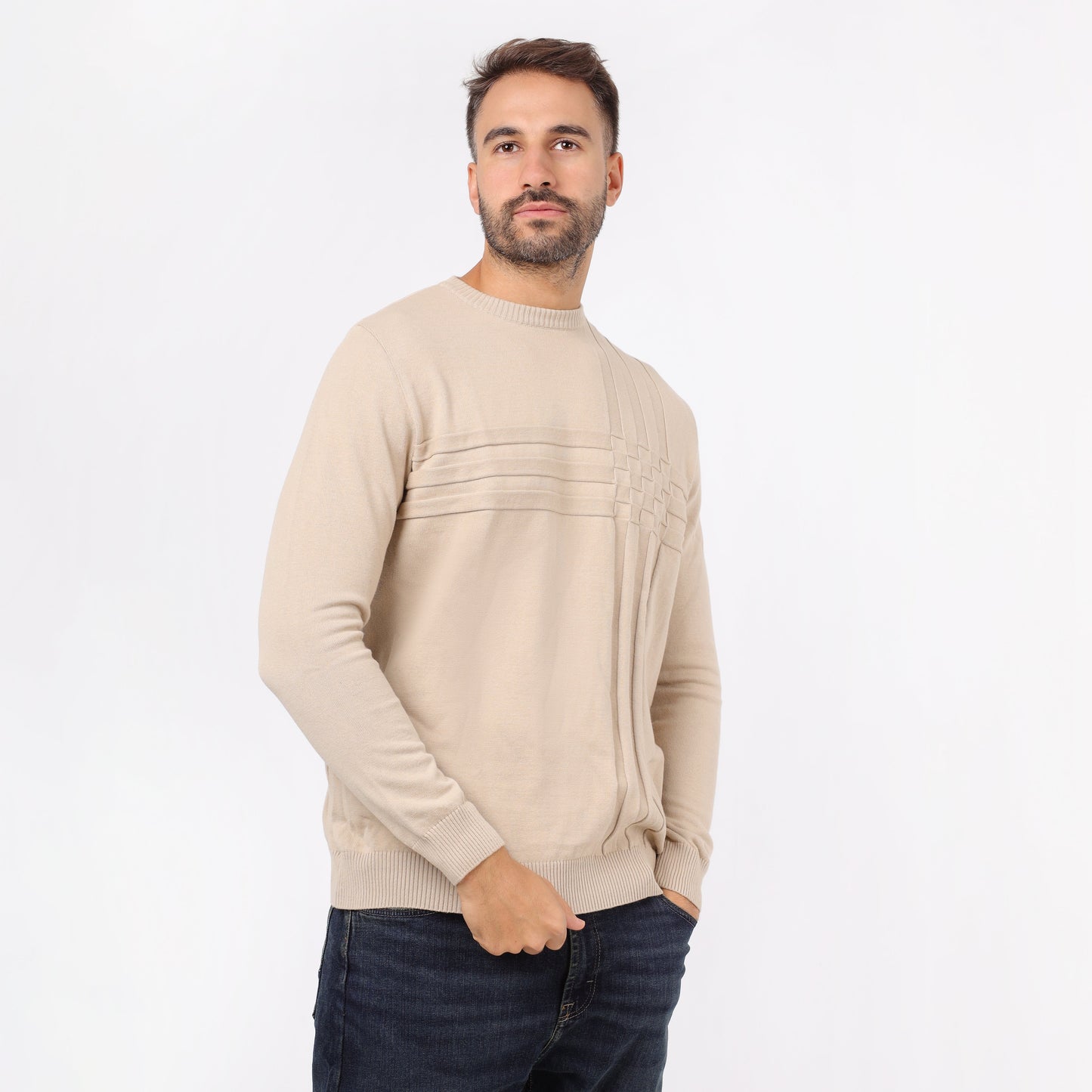 Men's Crew Neck Knit Sweater
