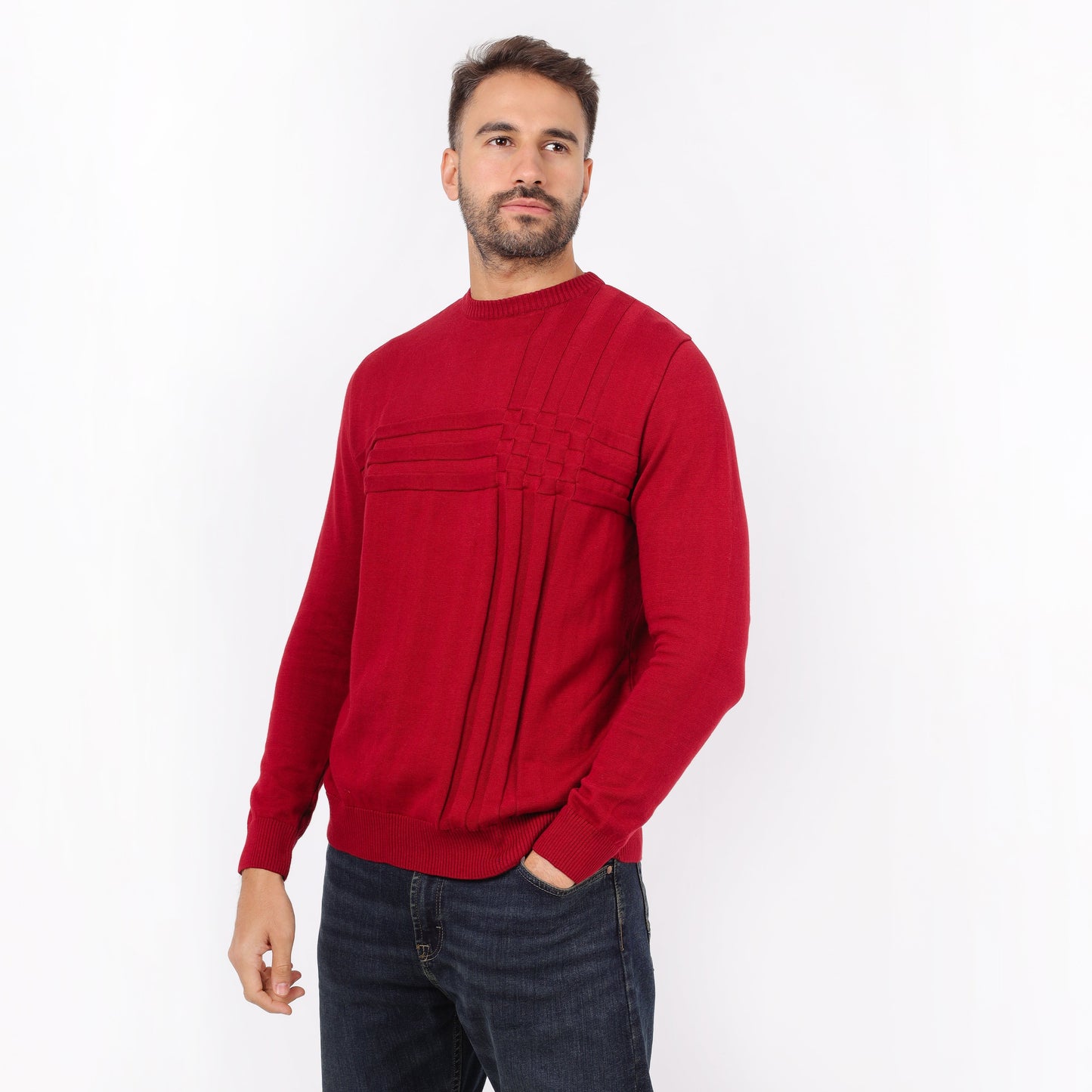 Men's Crew Neck Knit Sweater