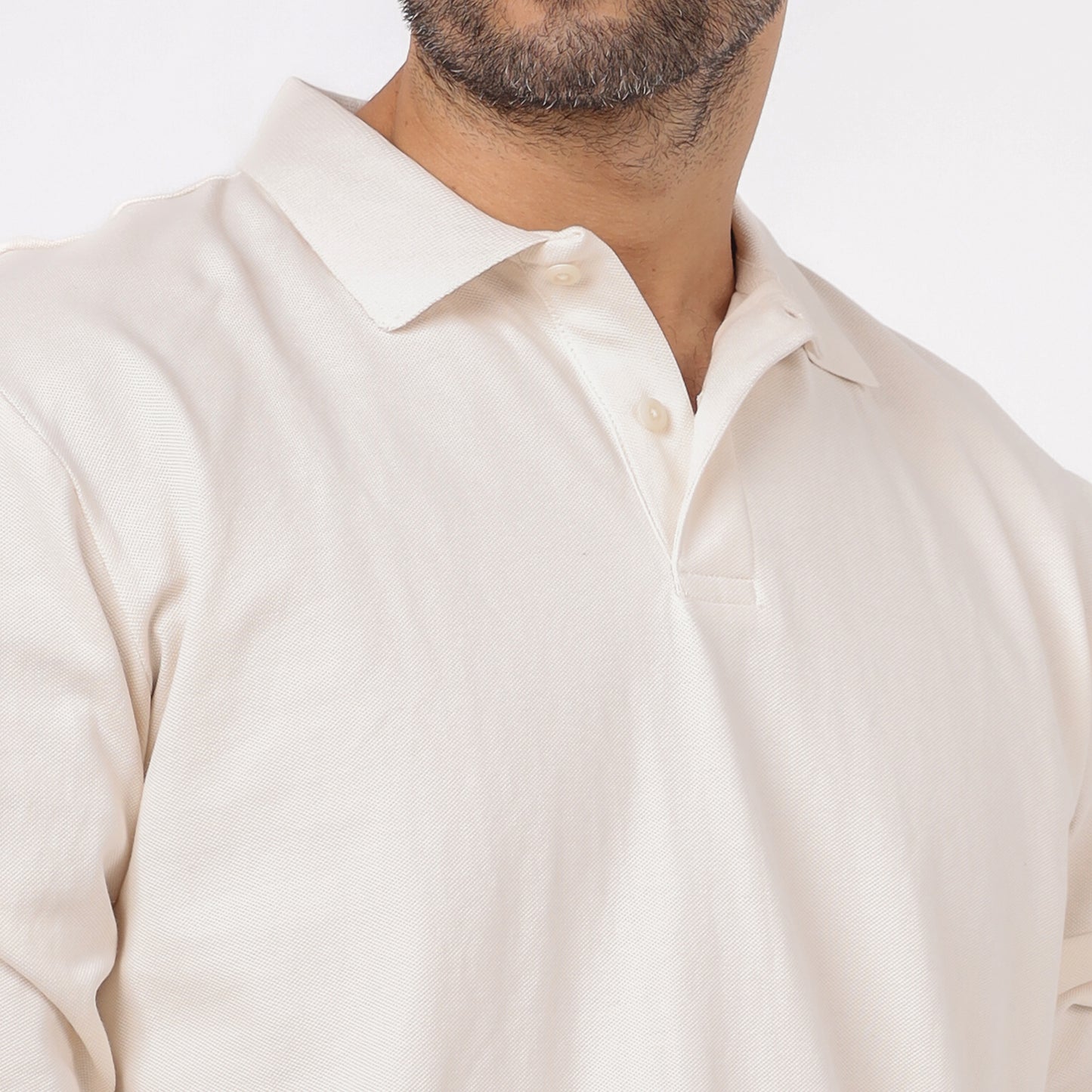 Men’s Cotton Long Sleeves Polo Shirt