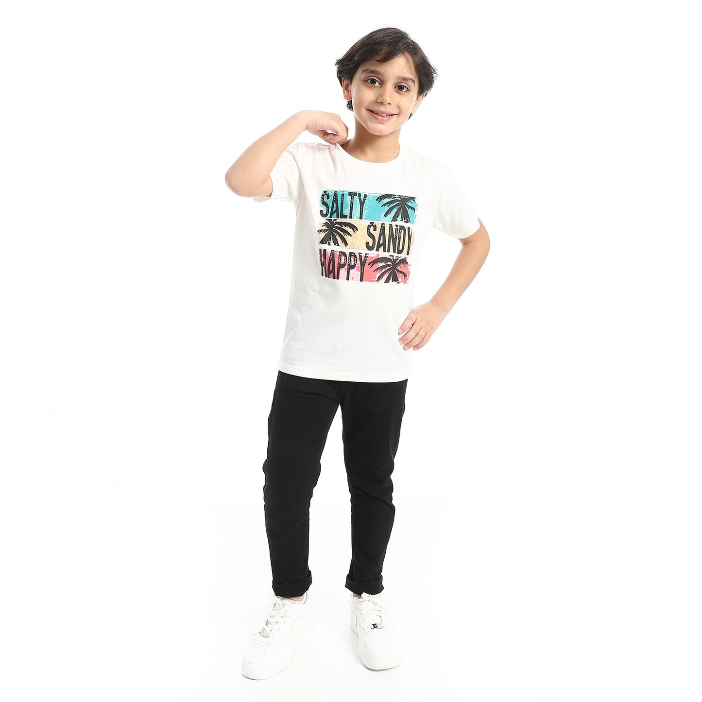 Boys Cotton Printed T-Shirt