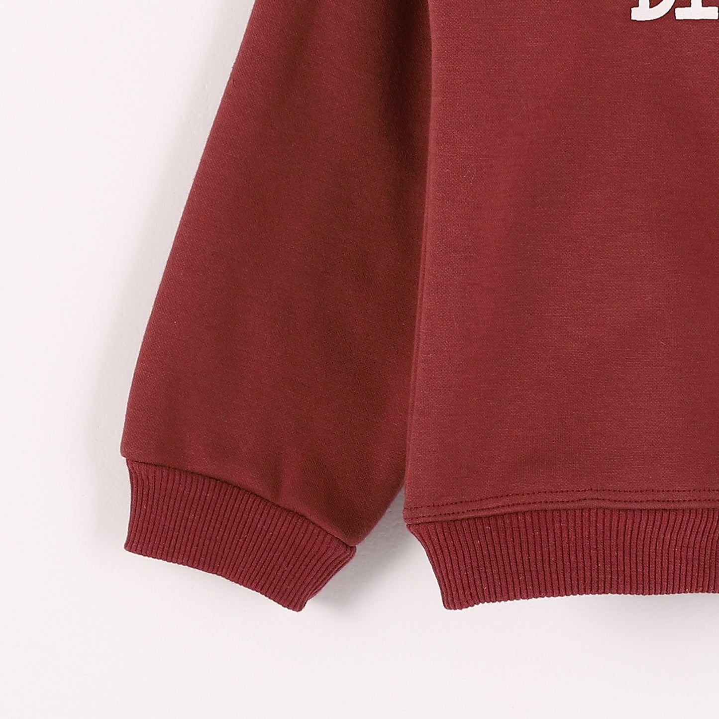 Boys Melton Printed Sweatshirt