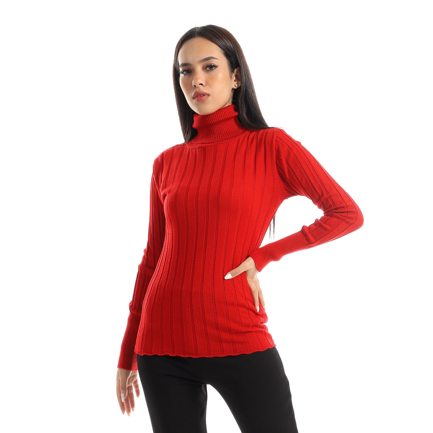 Women’s High Neck Knit Sweater