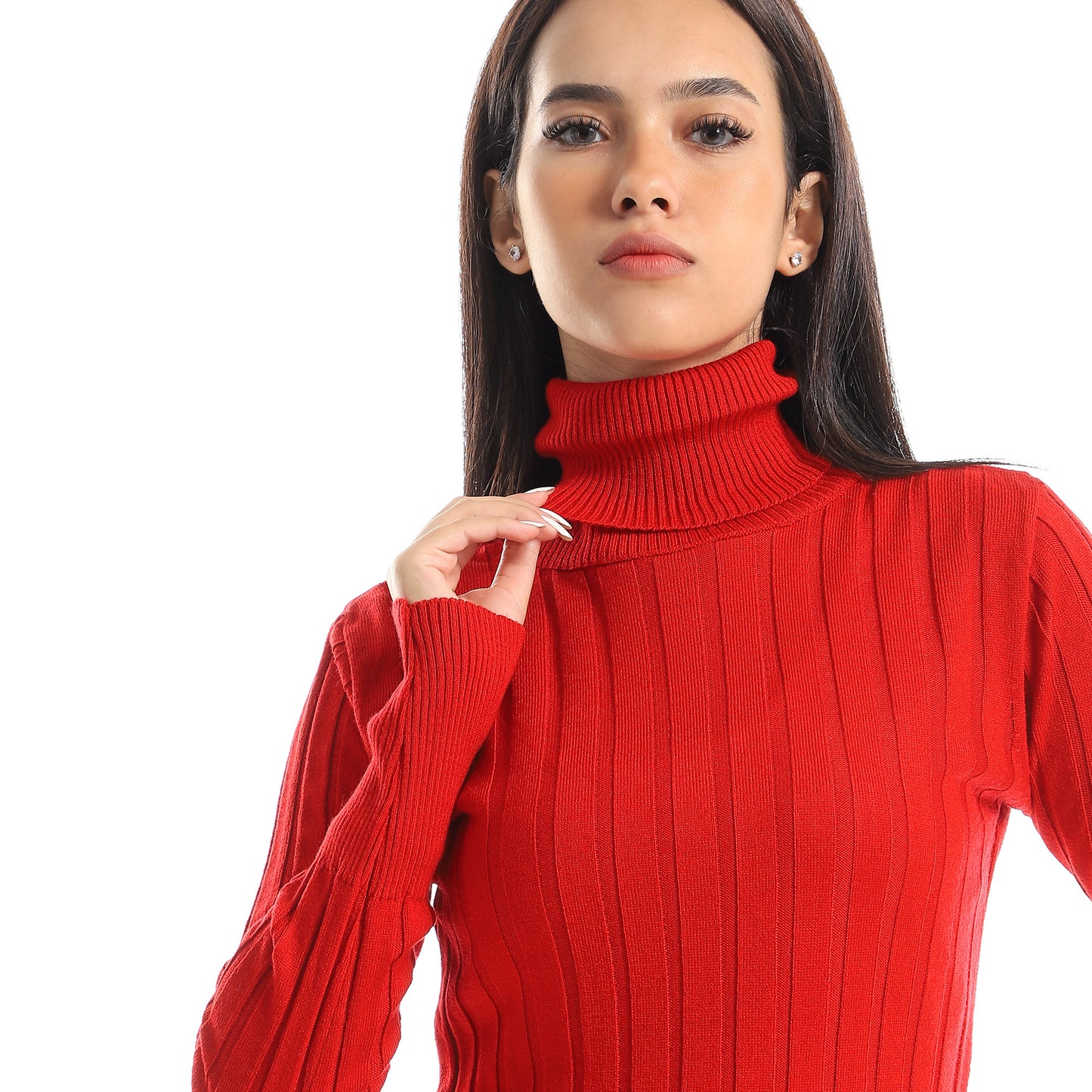 Women’s High Neck Knit Sweater