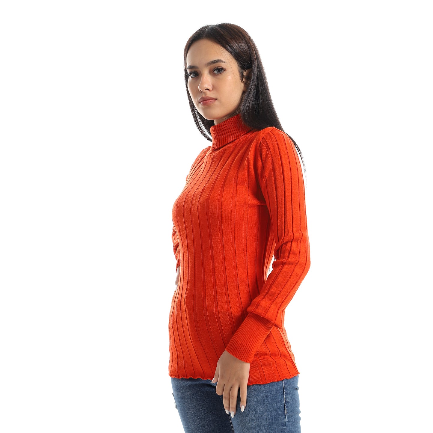 Women’s High Neck Knit Sweater