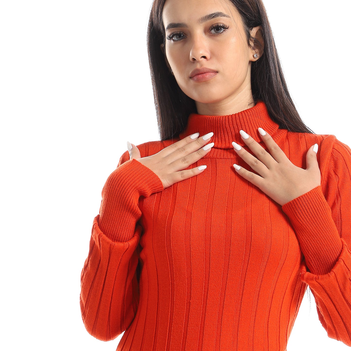 Women’s High Neck Knit Sweater