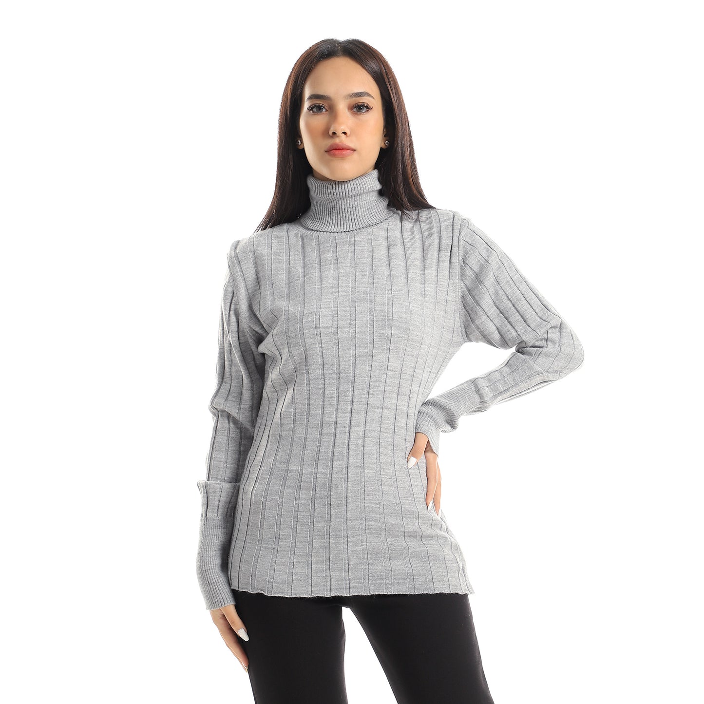 Women’s High Neck Knit Sweater