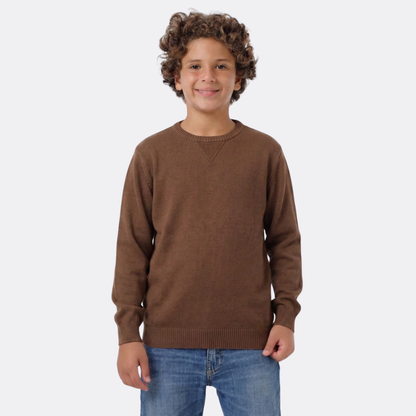 Boys Crew Neck Knit Sweater