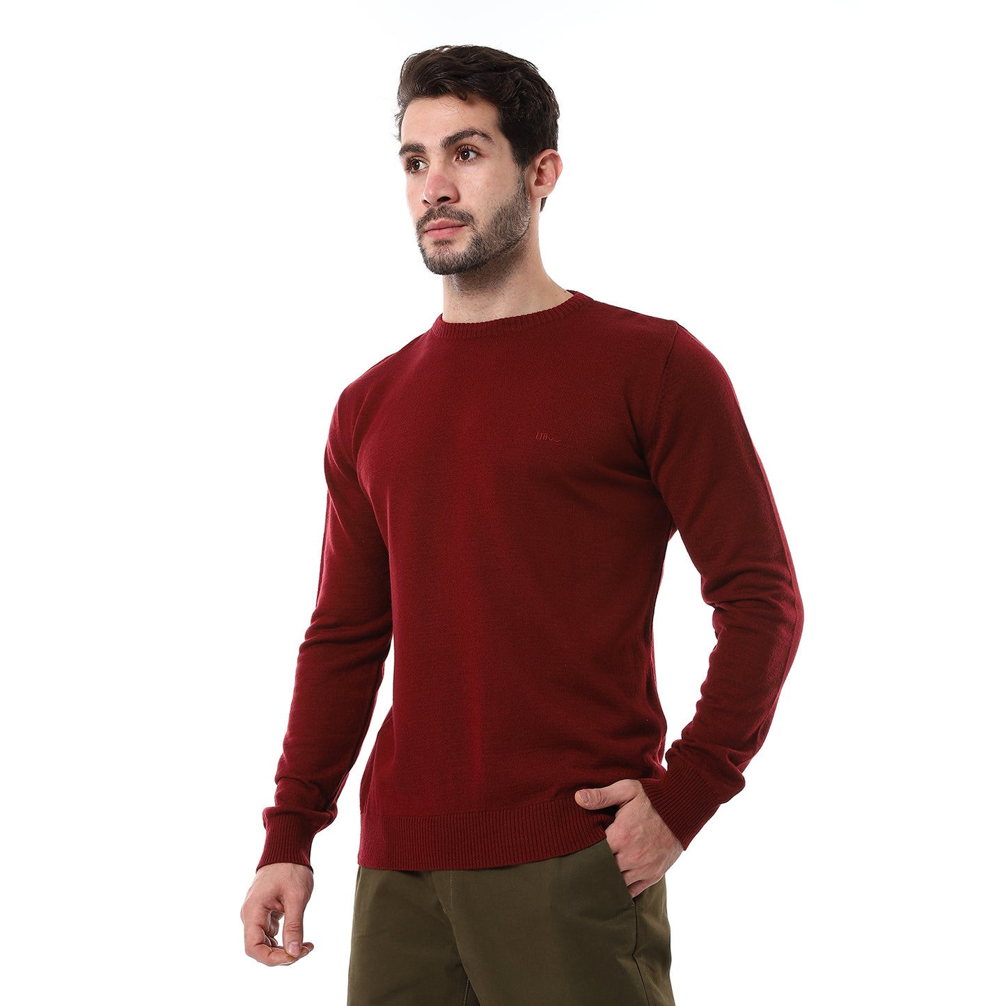 Men's Crewneck Knit Sweater