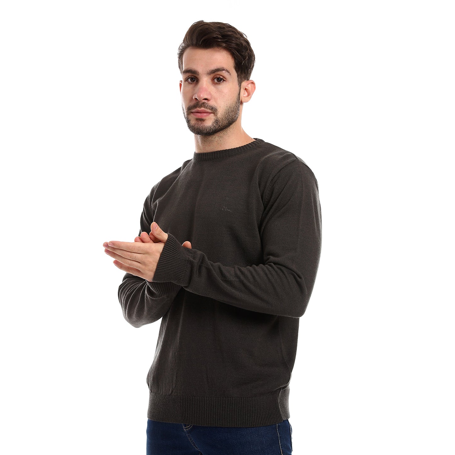 Men's Crewneck Knit Sweater