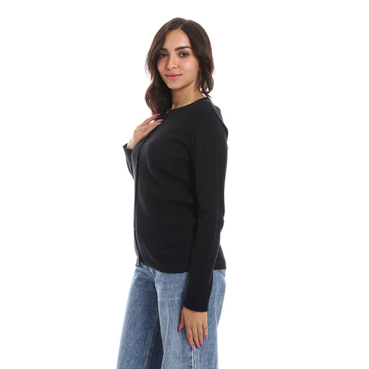 PULLOVER JACKET WITH BUTTONS
