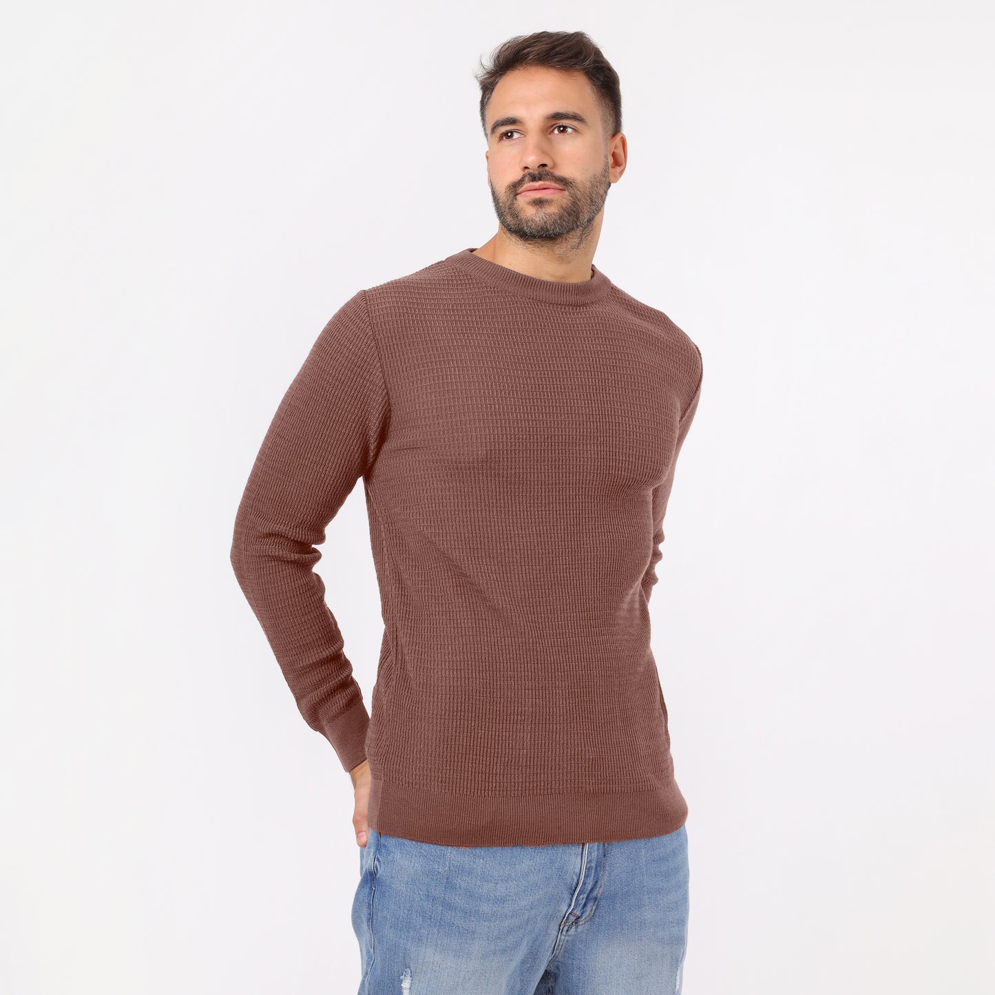 Men's Crew Neck Knit Sweater
