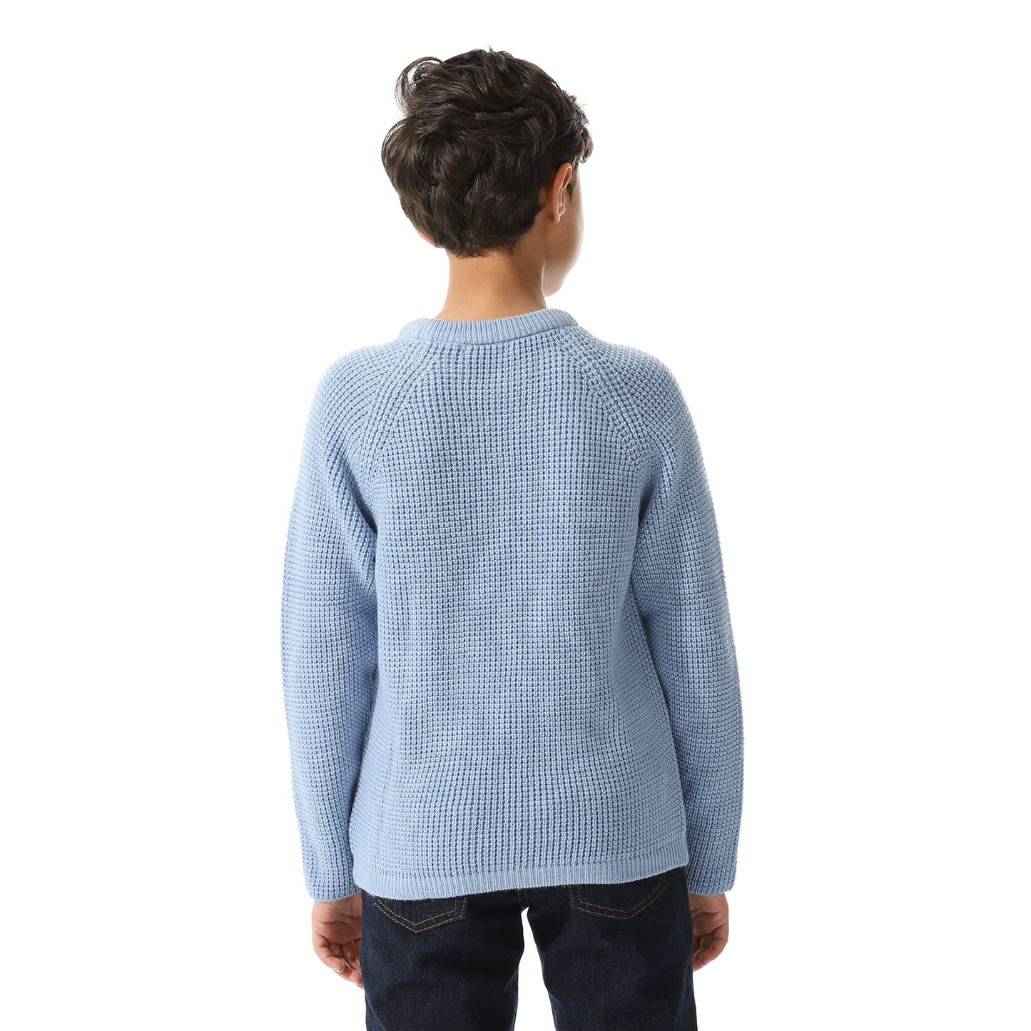 Boys Knit Crew Neck Pullover