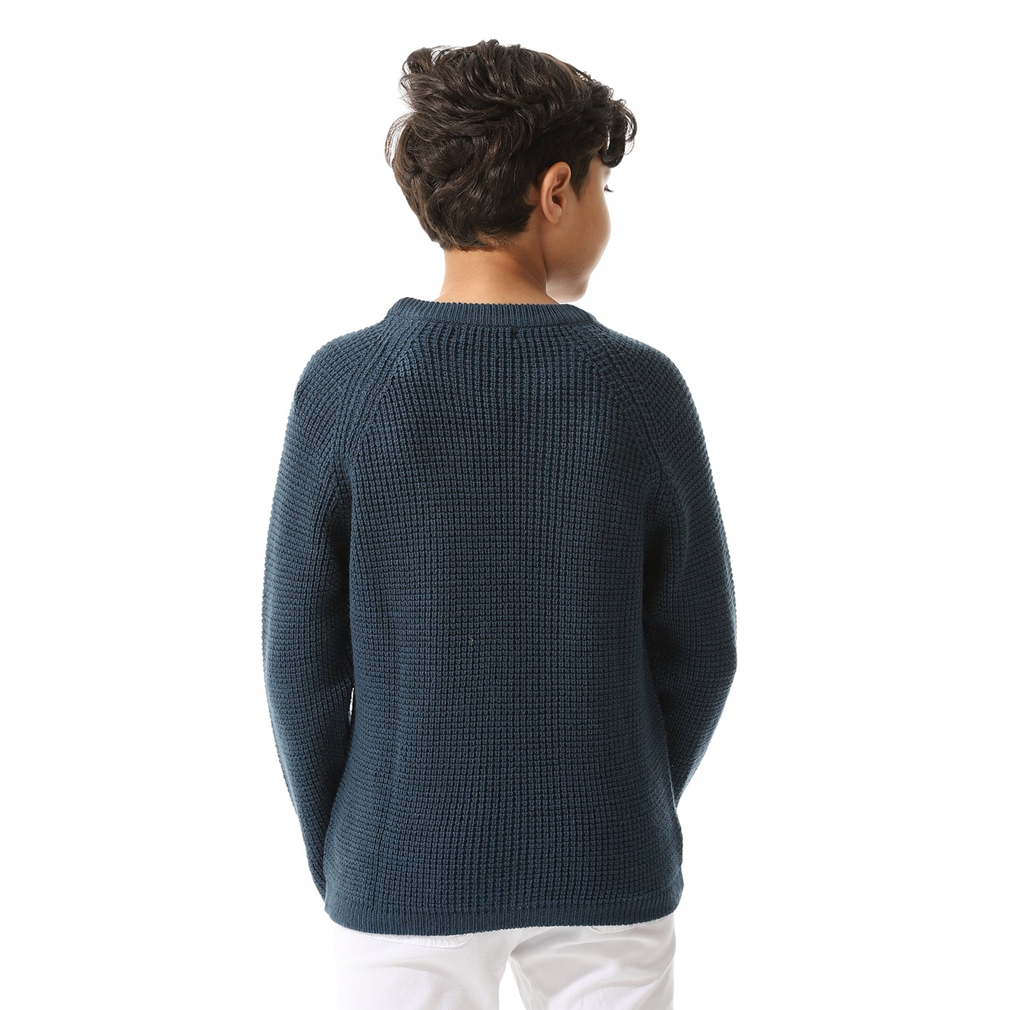 Boys Knit Crew Neck Pullover
