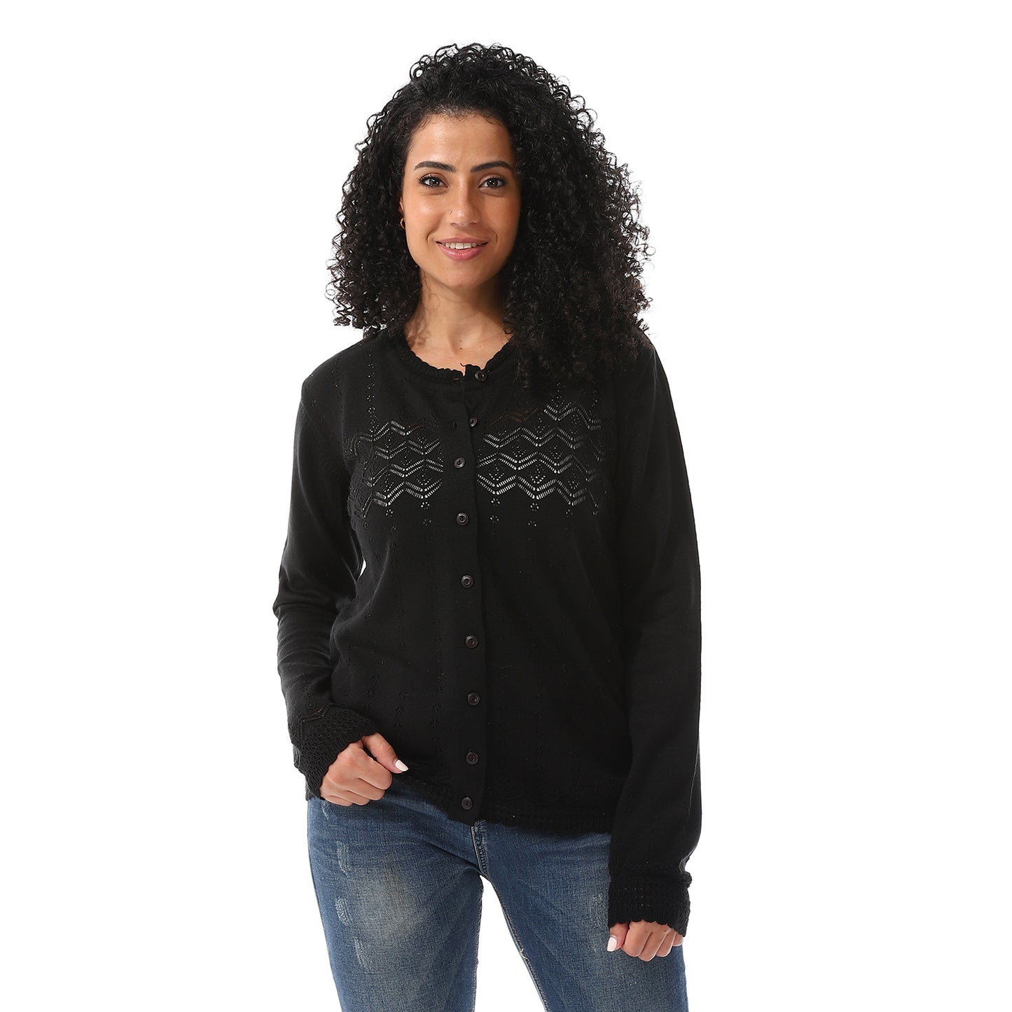 Women's Knited Button Front Cardigan