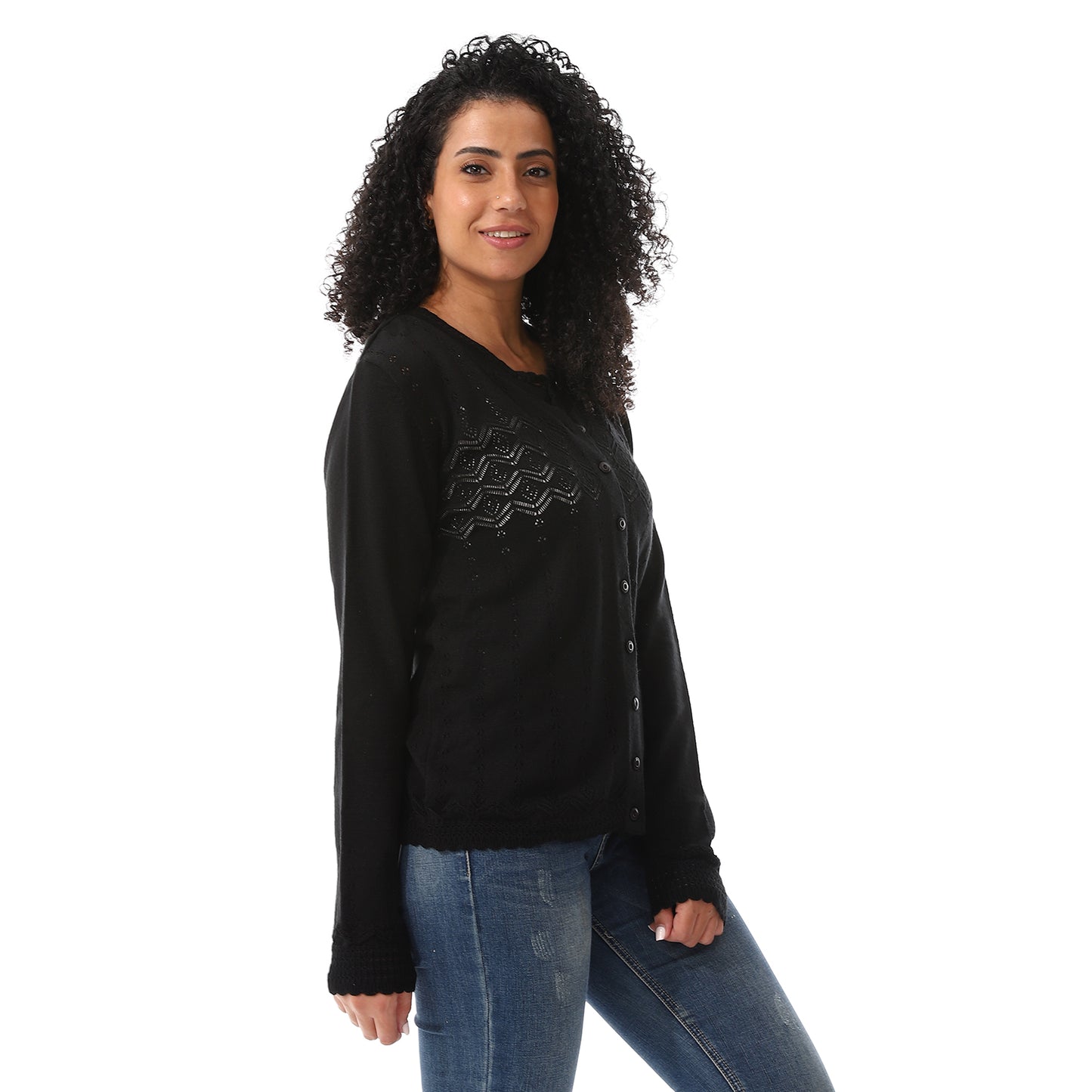 Women's Knited Button Front Cardigan