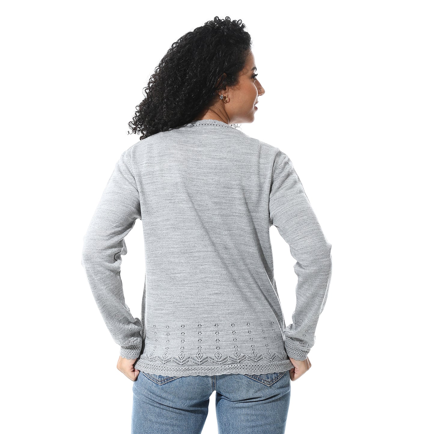 Women's Knited Button Front Cardigan