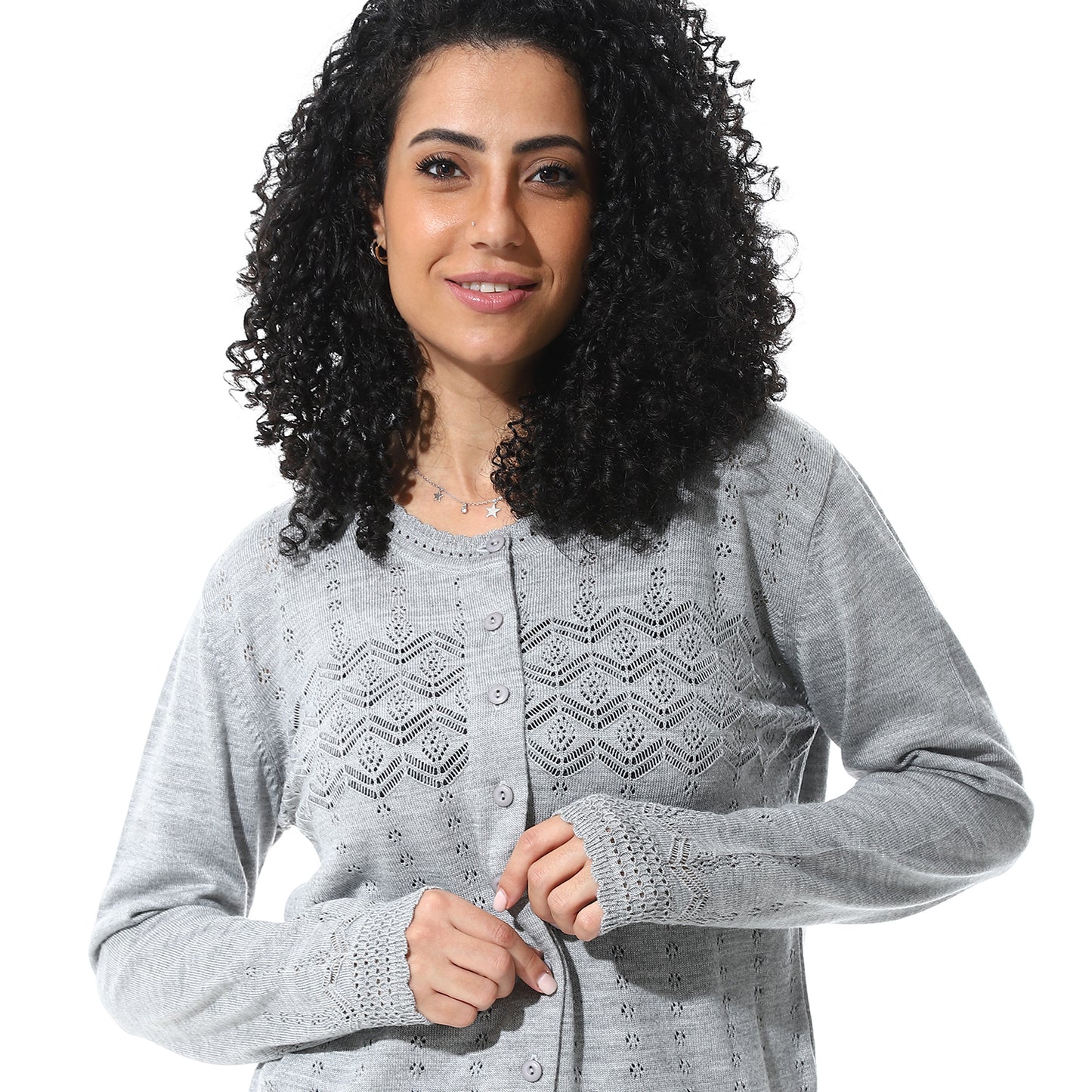 Women's Knited Button Front Cardigan
