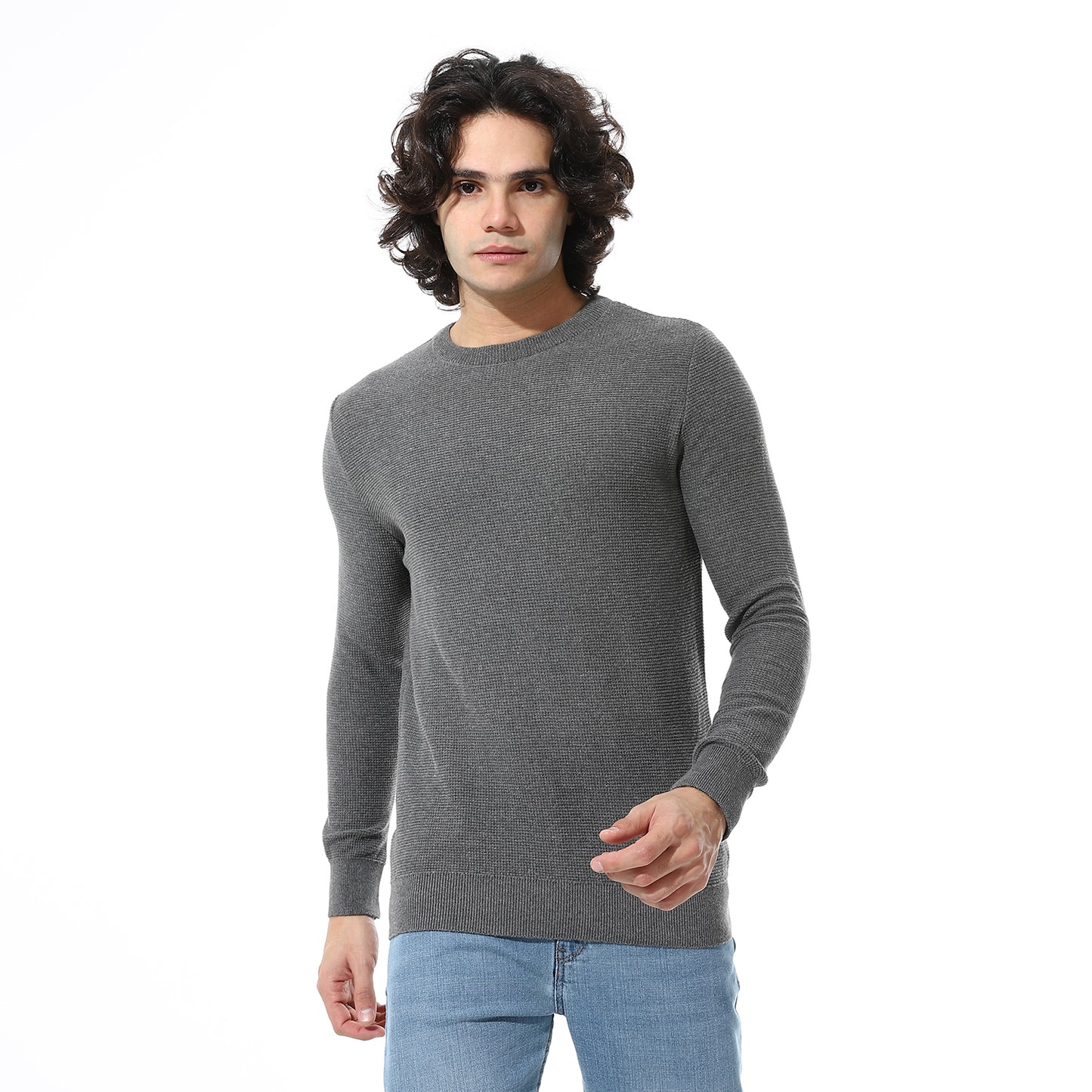 Men's Crewneck Plain Sweater
