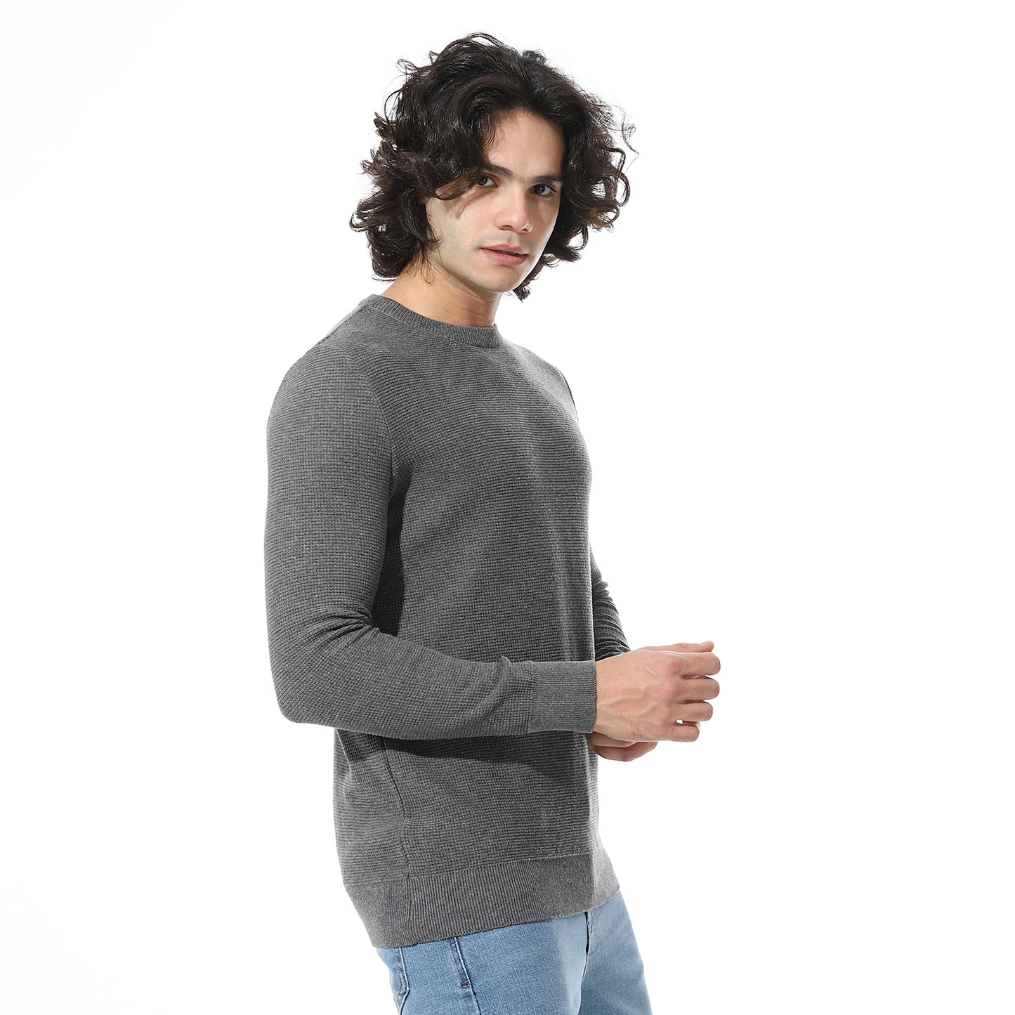 Men's Crewneck Plain Sweater